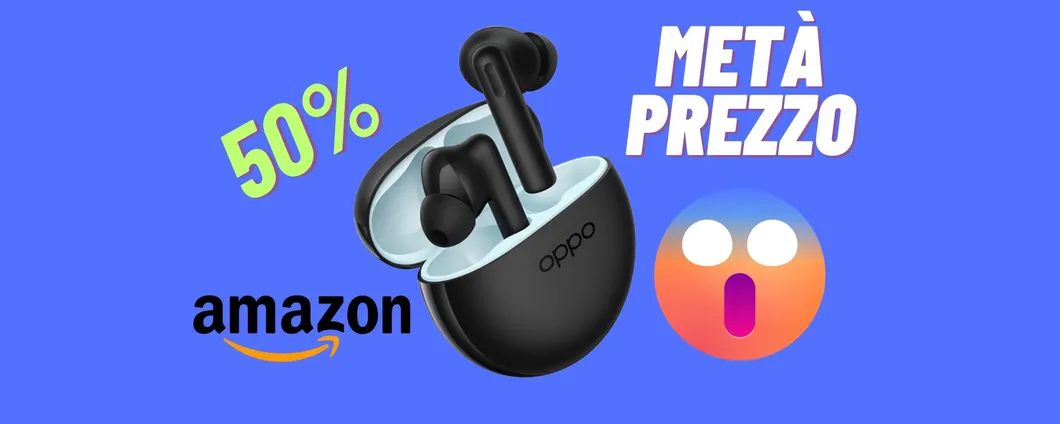 Cuffie Bluetooth OPPO ad un INCREDIBILE METÀ PREZZO