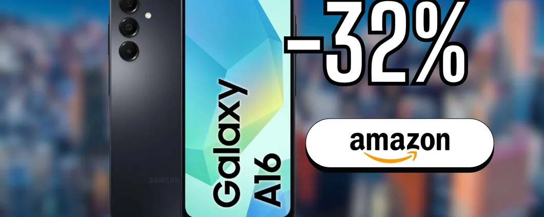 Display Super AMOLED e batteria da 5000mAh: Samsung Galaxy A16 è il perfetto equilibrio tra stile, prestazioni e convenienza (-32%)