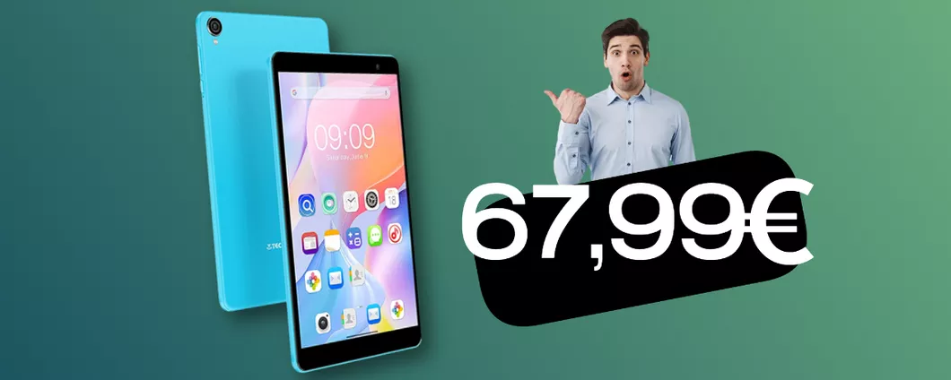 Tablet con Android 12 in OFFERTA a meno di 68€: che AFFARE su Amazon!
