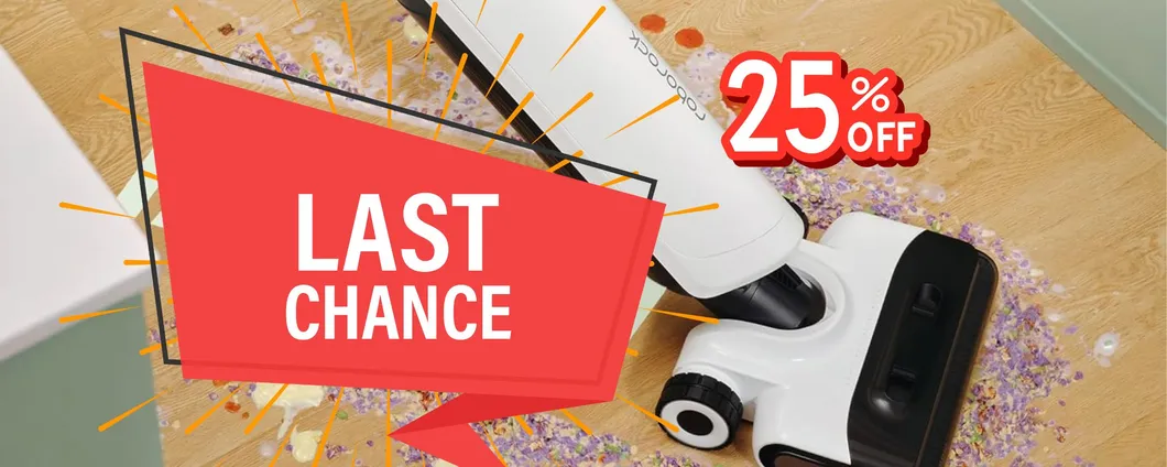 SCONTO SHOCK per Roborock Flexi Pro Aspirapolvere: scopri il codice promo su eBay!