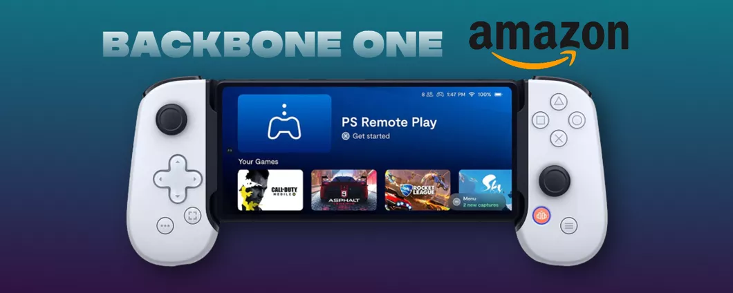 Il controller Backbone One con licenza PlayStation ORA su Amazon: compatibile con iOS e Android