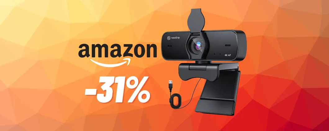 Scopri questa webcam 4K in offerta a soli 27€: qualità a un prezzo SHOCK