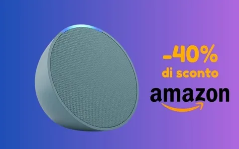 PROMO Amazon: Echo Pop scontato del 40%, ti costa pochissimo!
