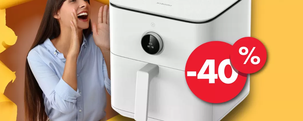 Friggitrice ad aria XIAOMI Smart Air: 41% di sconto per cucinare sano e gustoso!