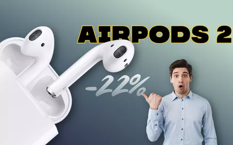 AirPods 2, TANTA qualità a prezzo SCONTATO: -22% su Amazon