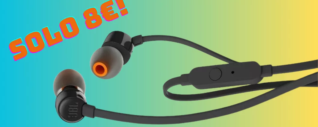 SOLO 8 EURO per le Cuffie in-ear con microfono JBL: offerta MAI VISTA