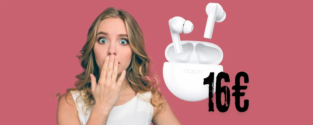 Solo 16€ per OPPO Enco Buds2: a questo prezzo i migliori auricolari wireless