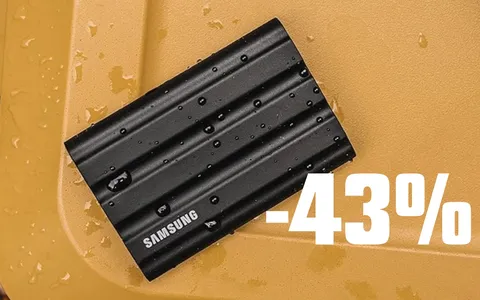 Offerta imperdibile per il Samsung T7 Shield da 4TB: prestazioni al top!