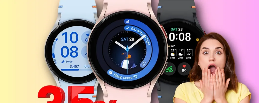 Samsung Galaxy Watch FE: CROLLA il prezzo per poco tempo ed è occasione