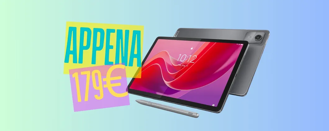 Intrattenimento, studio e creatività in un solo Tablet: Lenovo Tab M11 a 179€