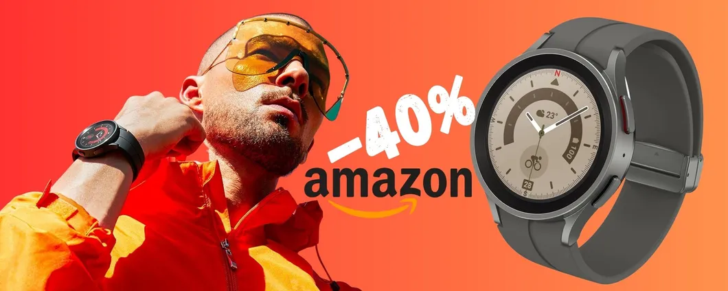 Samsung Galaxy Watch5 Pro: che PREZZO su Amazon (-40%)