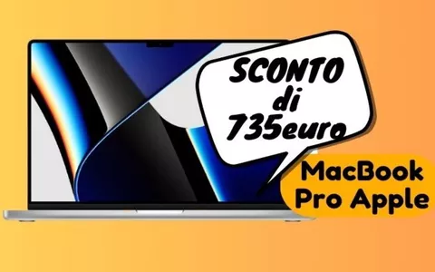 SOLO PER OGGI: MacBook Pro su Amazon LO PAGHI 735 euro IN MENO!