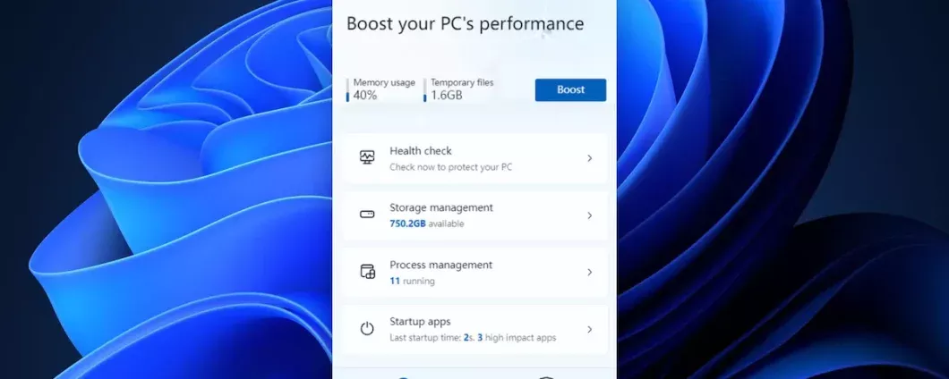 PC Manager: l'app Microsoft in stile CCleaner