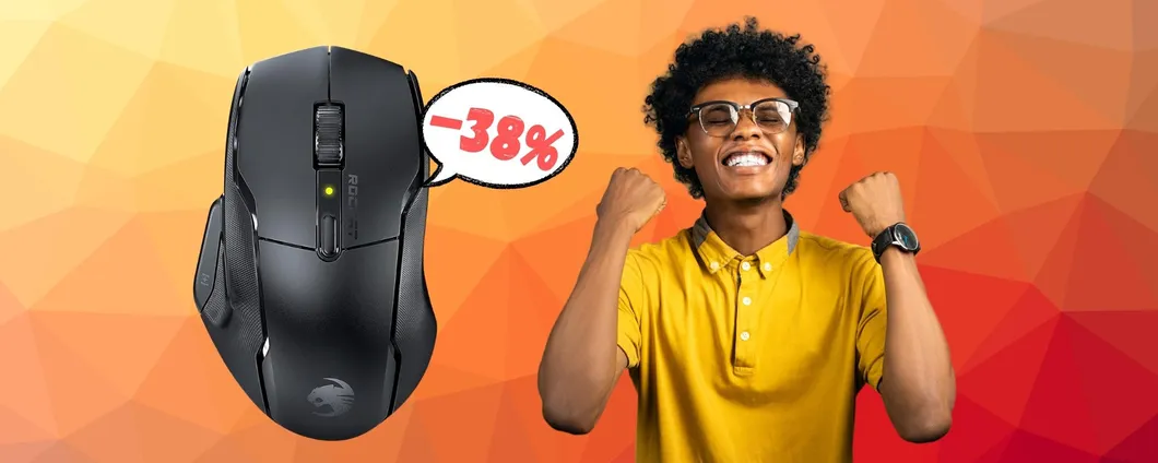 Roccat Kone Air: il mouse da gaming definitivo in OFFERTA al 38%
