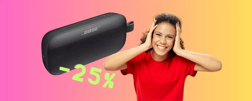 Bose SoundLink Flex: lo speaker portatile da suono WOW al 25%