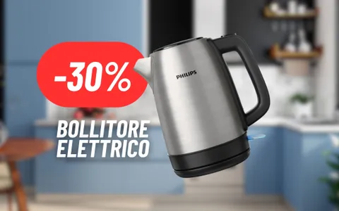 Preparati delle bevande calde con il Bollitore Elettrico Philips al 30% DI SCONTO