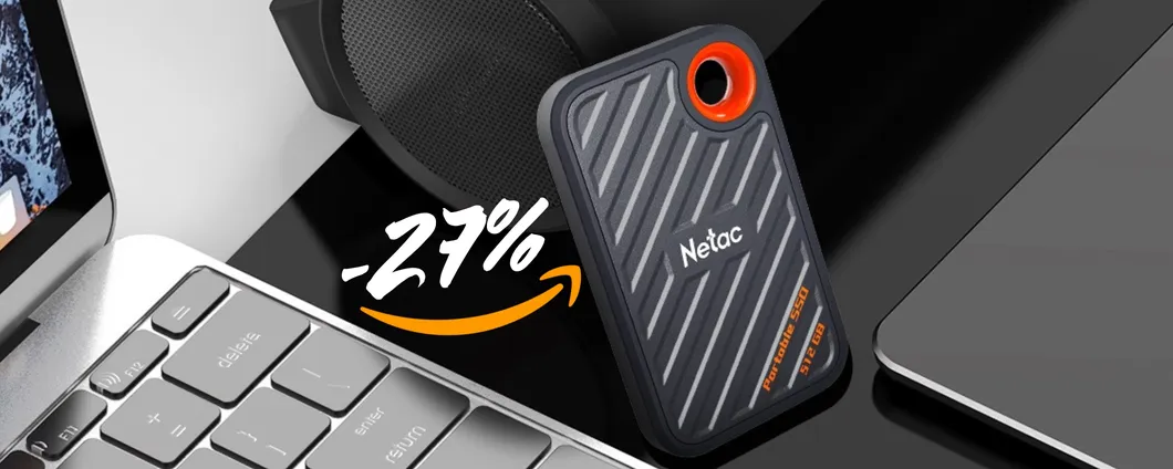 Netac ZX20: SSD portatile da 2 TB, tanto spazio e velocità super (-27%)