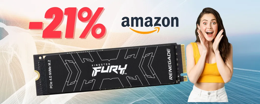VELOCITA' ASSURDA con l'SSD Kingston Renegade Fury PCIe 4.0 NVMe M.2 in offerta