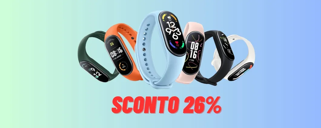Il compagno perfetto per lo sport... e non solo, Xiaomi Smart Band 7 IN SCONTO su Amazon