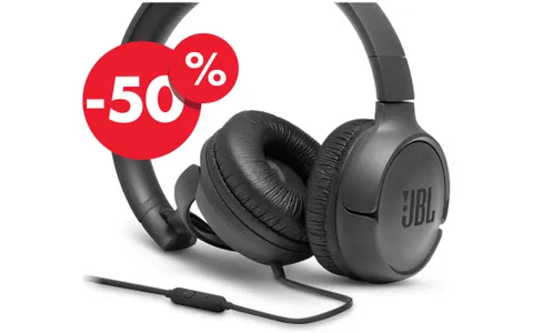 SOLO 15€ per le cuffie JBL Tune 500: scoprile in sconto del 50% su Amazon!