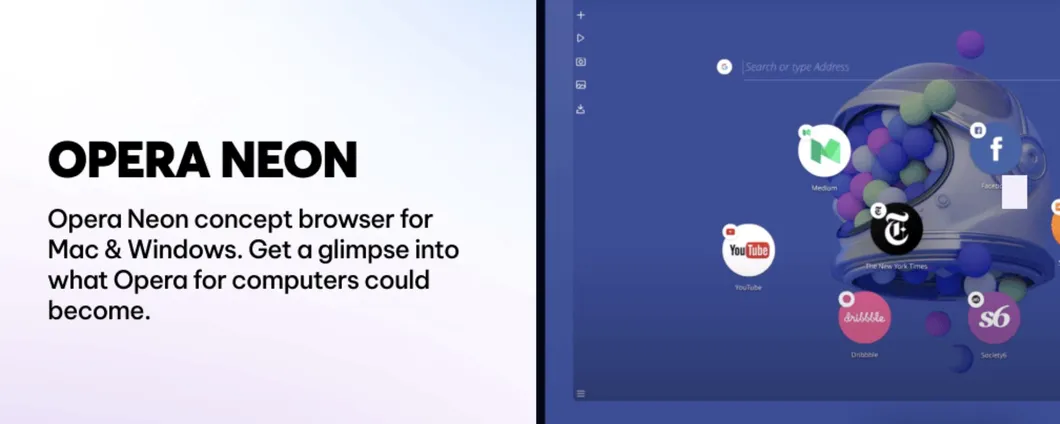 Opera Neon: in arrivo un nuovo browser interamente basato sull'AI