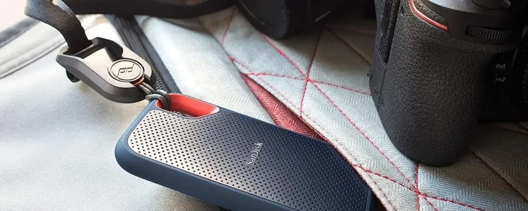 SSD esterno SanDisk da 1 TB Extreme con indice di protezione IP65 in promo speciale su Amazon