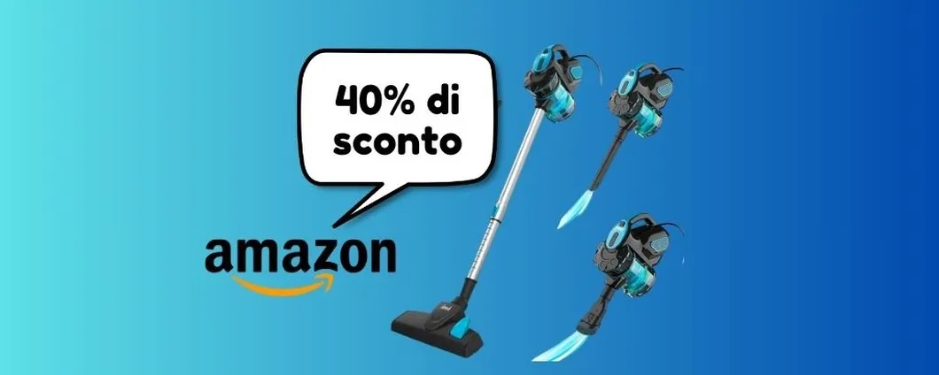 Scopa elettrica Inse SCONTATA del 40% su Amazon, corri a prenderla!