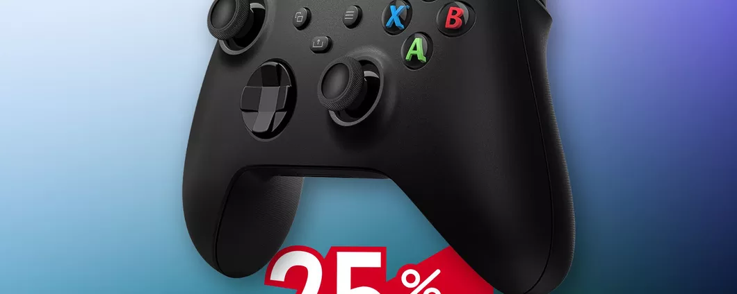 CHE PREZZO per il Controller Xbox Wireless nero: ribasso del 25% per averlo al MINIMO STORICO!
