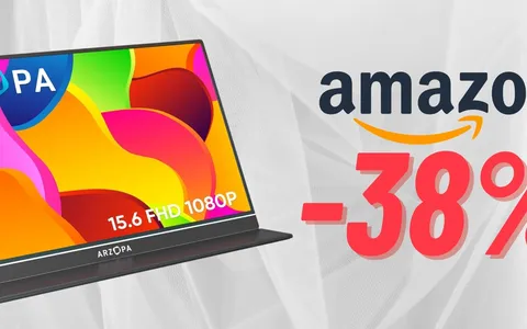 Monitor portatile da 15,6 pollici ora in ENORME SCONTO!