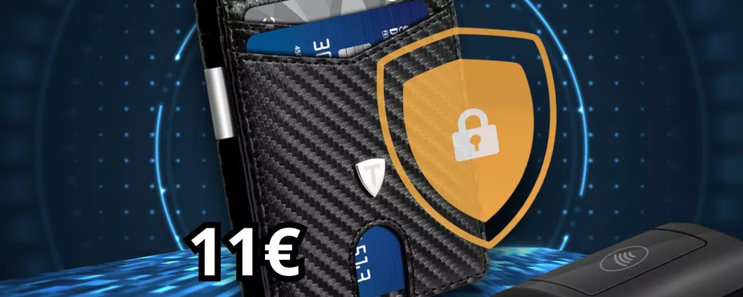 Portafoglio Uomo RFID Blocking: Eleganza e Sicurezza in un Design Minimalista a soli 11€