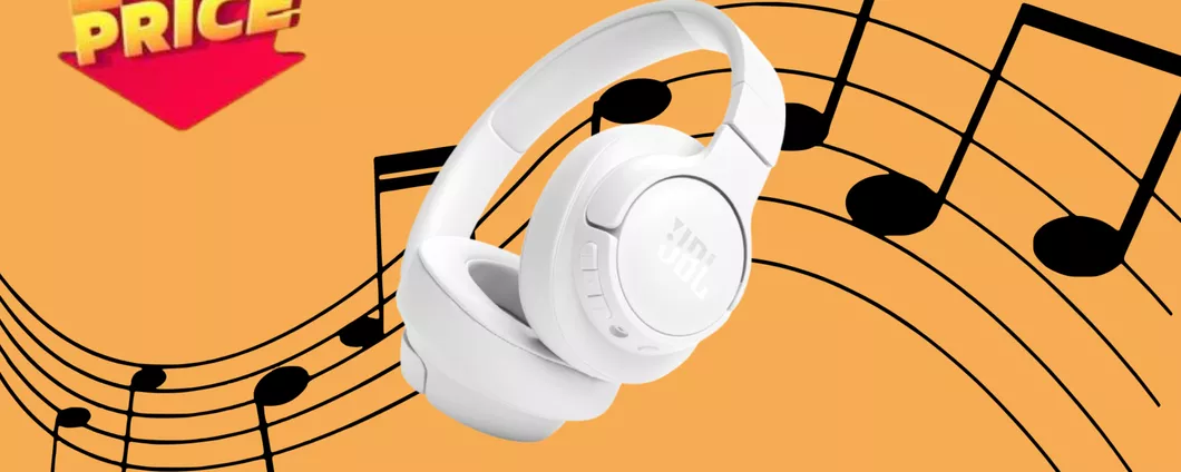 CROLLA IL PREZZO delle Cuffie over-ear JBL TUNE: offerta LIMITATISSIMA