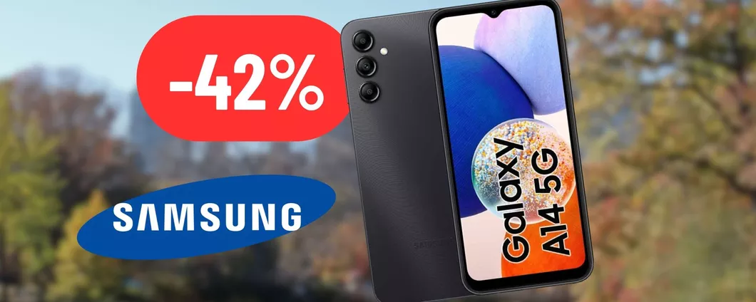 Samsung Galaxy A14: DISINTEGRATO il prezzo su Amazon