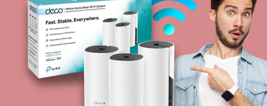 WiFi sempre POTENTE con TP-Link: il wifi Mesh da 3 pezzi per dire addio alle zone morte!