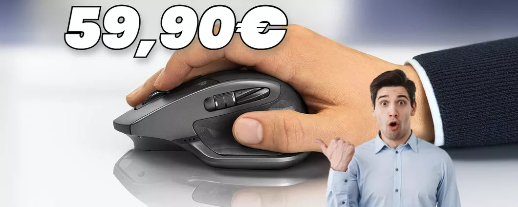 Il Logitech MX Master 2S non è un mouse wireless come gli altri: oggi il prezzo è WOW