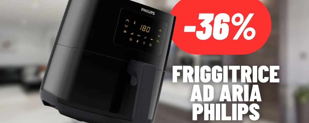 Cibi sani e super saporiti con la Friggitrice ad Aria PHILIPS ad un PREZZO SCONTATISSIMO