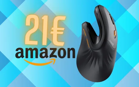 Zero fatica al polso con il mouse wireless verticale ProtoArc (21€)