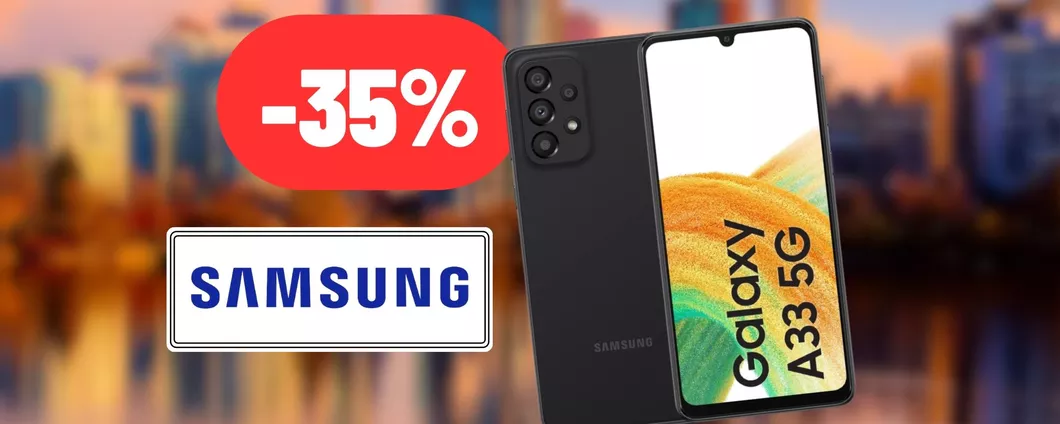 Samsung Galaxy A33 a meno di 200€: offertissima su eBay