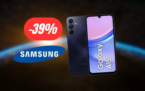 Samsung Galaxy A15: a queste cifre è un vero BEST BUY (-39%)