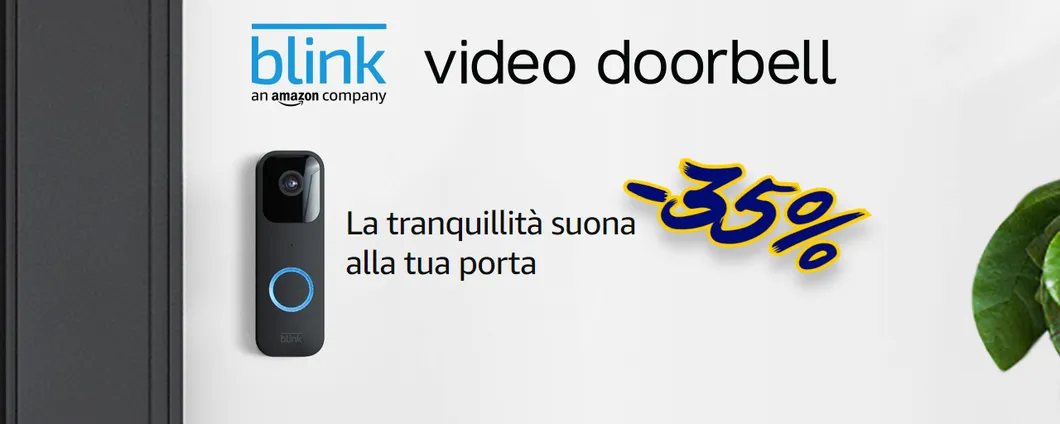 Con Blink Video Doorbell anche il campanello è SMART: -35% su Amazon