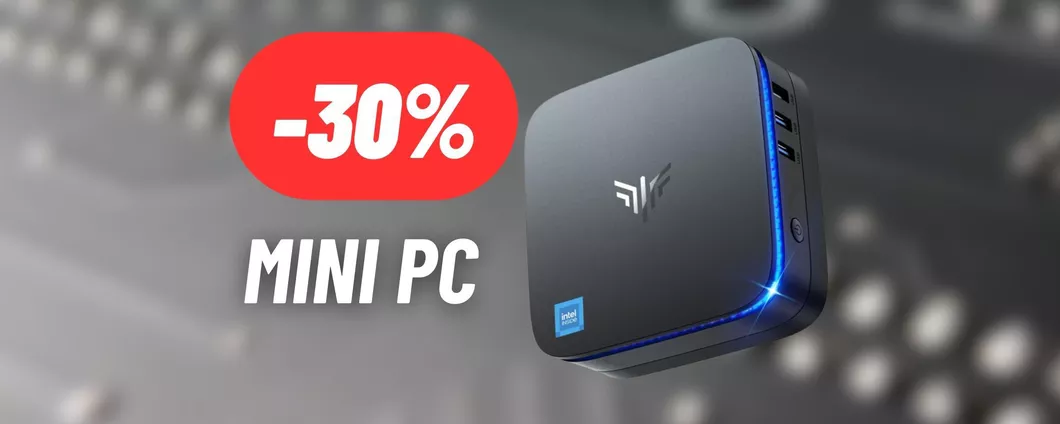 Compatto, potente e in offerta: sconto del 30% sul Mini PC NiPoGi