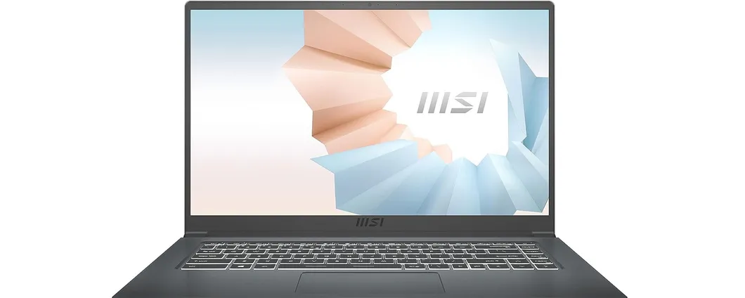 MSI Modern 15 con 8GB di RAM DDR4 da 3200MHz ad PREZZO RIDICOLO su Amazon
