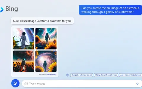 Microsoft ripristina il vecchio modello AI di Bing Image Creator