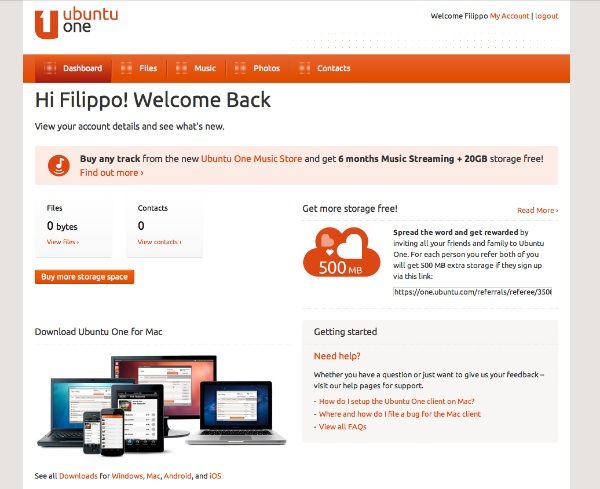 Ubuntu One | HTML.it
