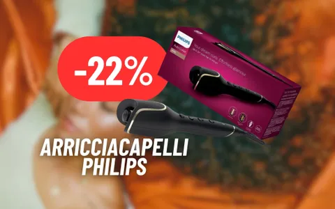 Ricci morbidi e resistenti con il Ferro Arricciacapelli Philips IN MEGA SCONTO: capelli perfetti