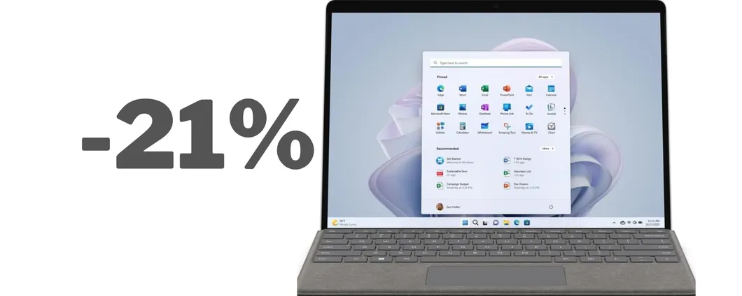 Microsoft Surface Pro 9: imperdibile sconto del 21%