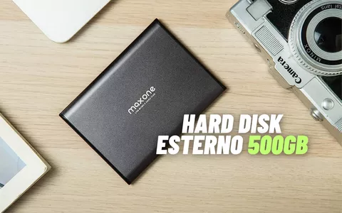 Porta a spasso 500GB con questo Hard Disk Esterno compatibile con TUTTO