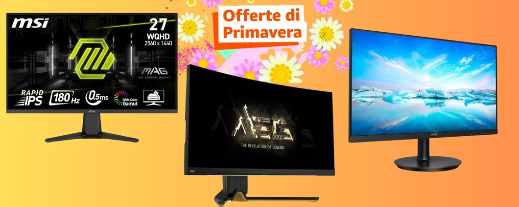 Migliori Monitor alla Festa delle Offerte di Primavera di Amazon