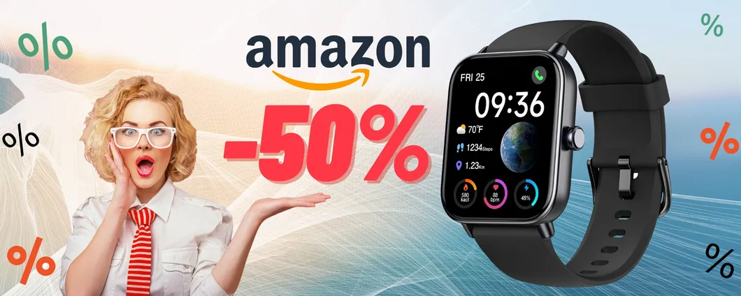 OFFERTA BOMBA per lo Smartwatch con Alexa col COUPON
