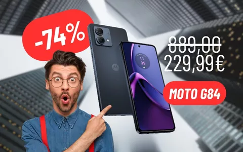 OFFERTA FUORI DI TESTA sul Motorola G84: 74% di SCONTO e RISPARMIA 659€