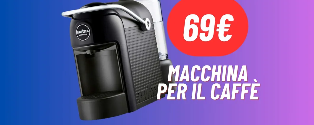 L'espresso come al bar: Macchina per il Caffè Lavazza IN SUPER PROMO (-23%)